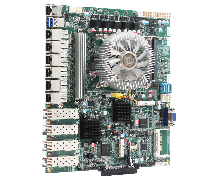 【新品上市】基于Skylake-S/kaby lake-S平臺，6網(wǎng)口4光口網(wǎng)安軟路由主板